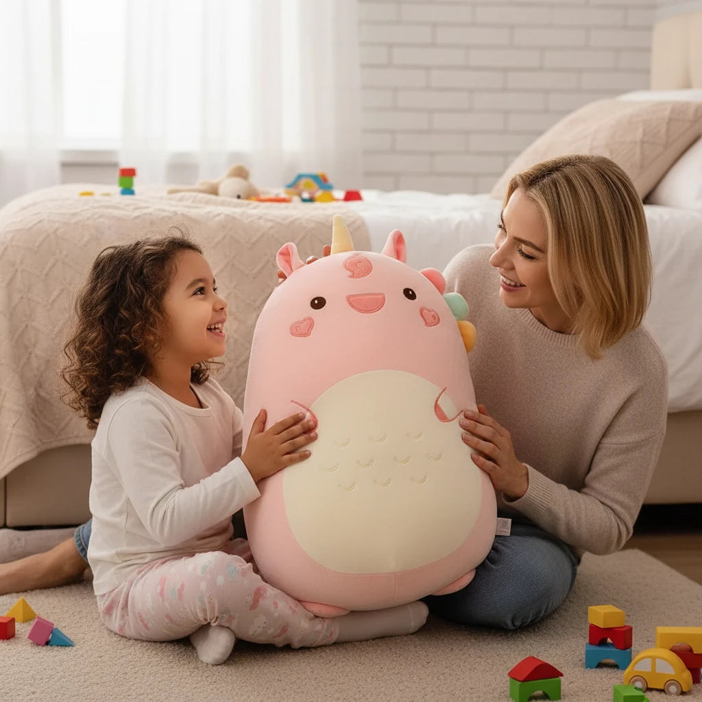SquishyUnicorn – Peluche Squishmallow Licorne | Compagnon Doux et Décoratif pour Chambre et Cadeau