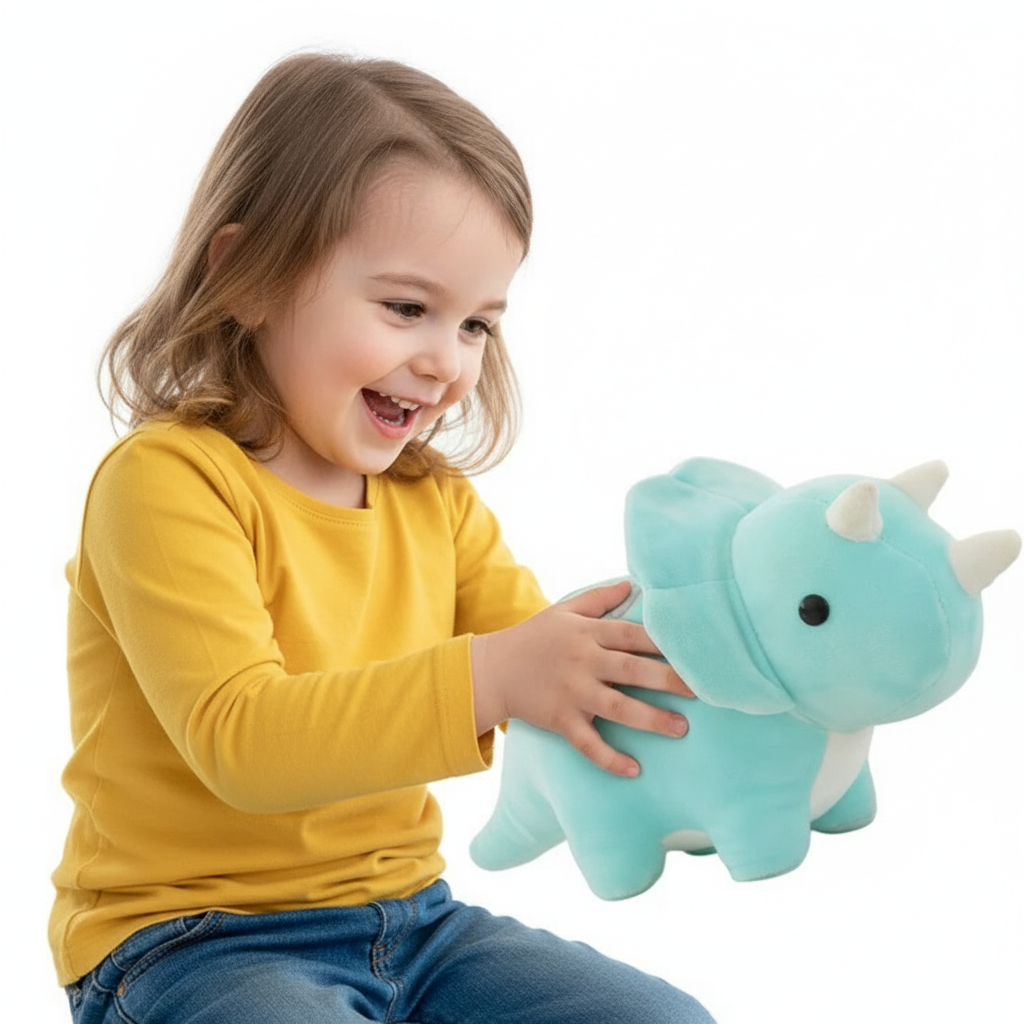Peluche Bébé Dinosaure – Dino’Câlin | Compagnon Ultra Doux et Adorable pour Enfants