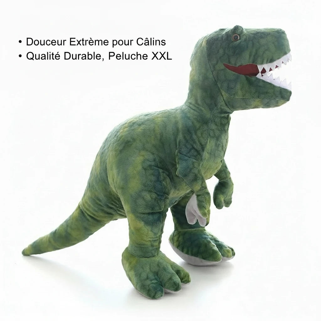 Rex’Câlin – Peluche Tyrannosaure Rex Féroce XXL | Doudou Ultra Doux et Compagnon Imposant
