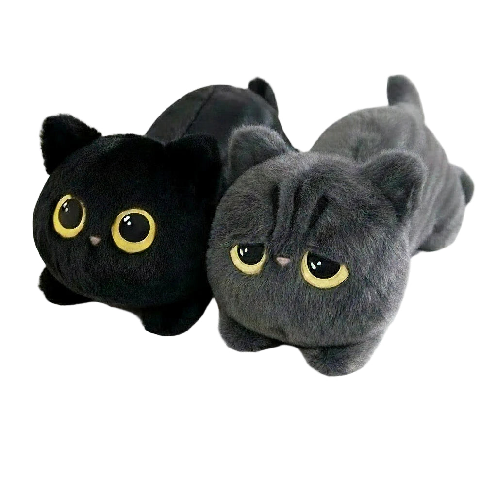 Peluche Chat Noir Mignon – Louna le Chaton Douillet | Idée Cadeau Douceur pour Enfants & Adultes