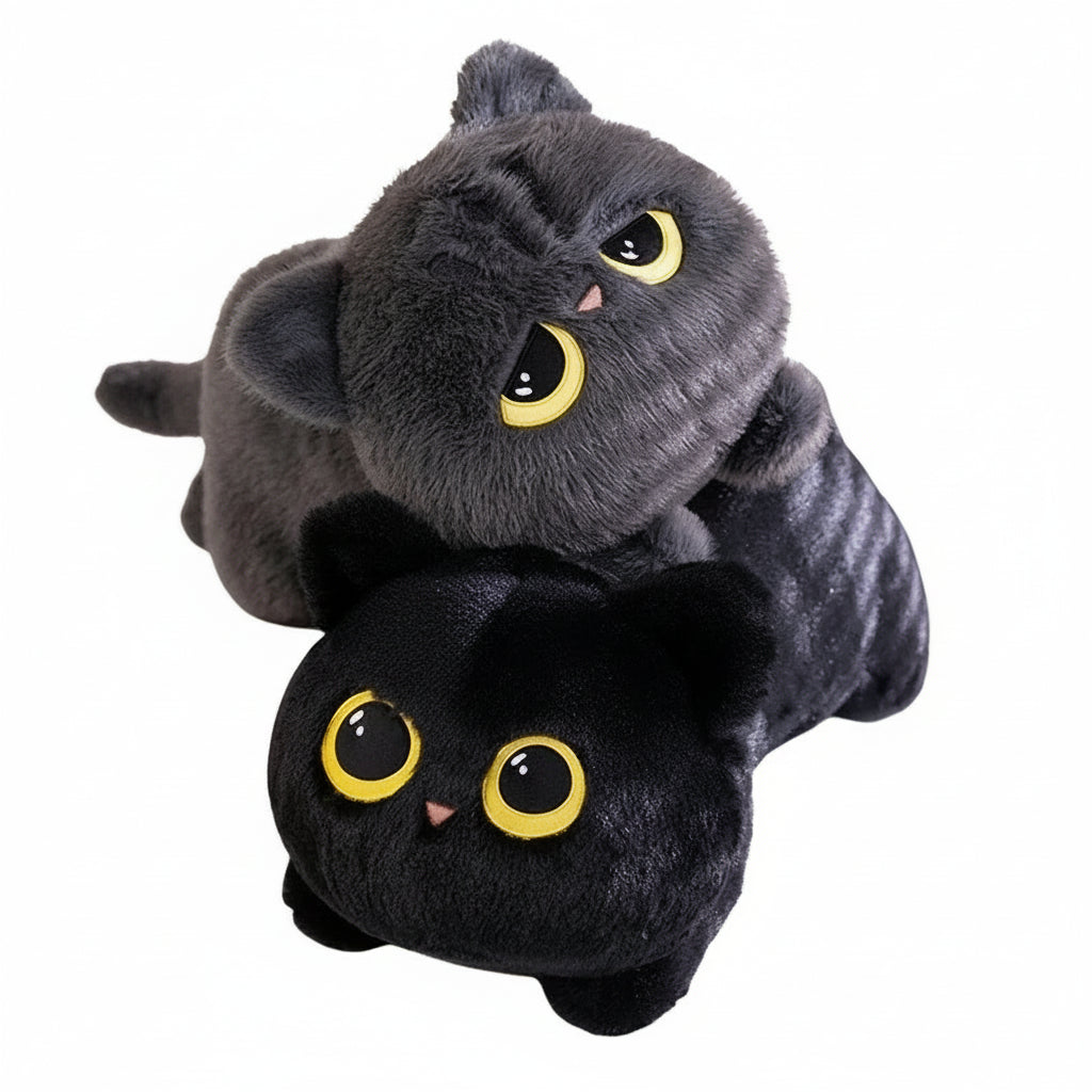Louna le Chaton Douillet – Peluche Chat Noir Mignon | Idée Cadeau Douceur pour Enfants & Adultes