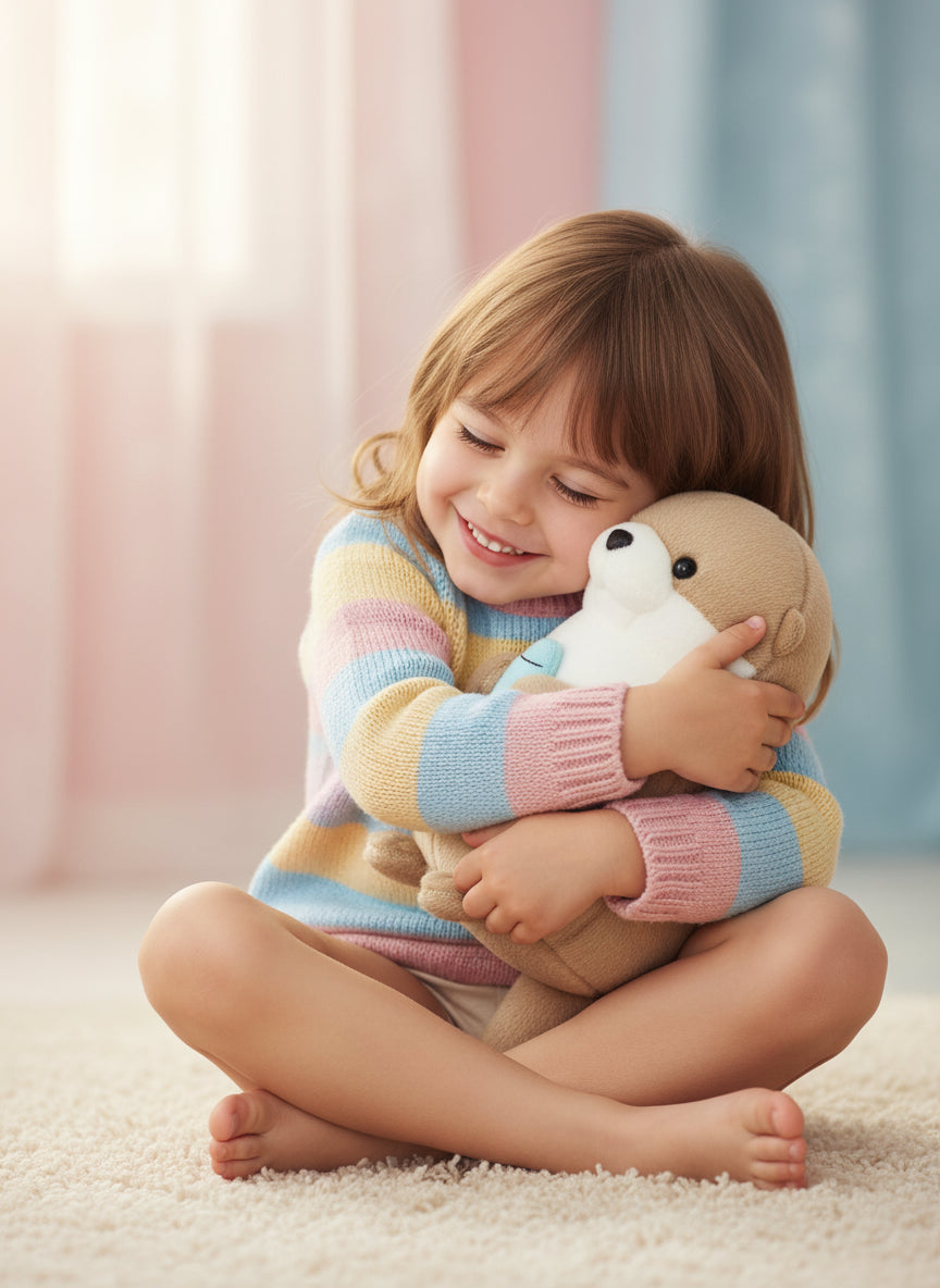 Peluche Loutre Pendentif – Loutre’Fishy | Mini Peluche Grise à Accrocher & Cadeau Adorable