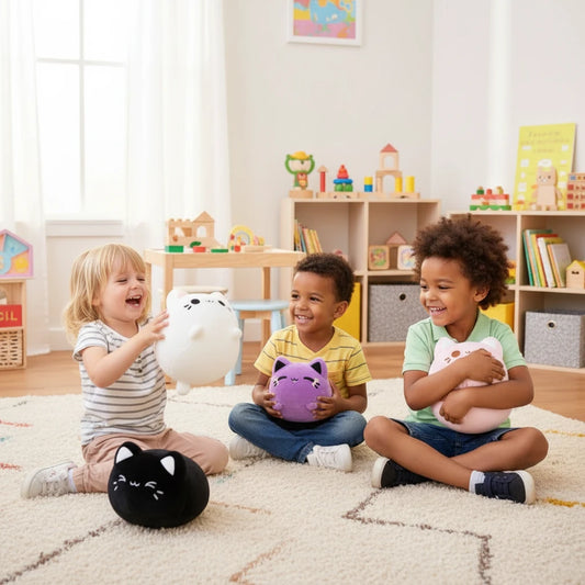 MystiCat – Peluche Oreiller Chat | Coussin Doux & Compagnon Confortable