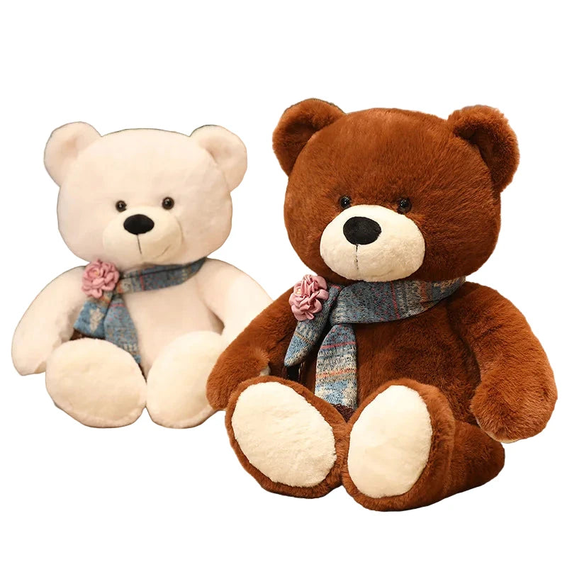 Nounoursin – Peluche Ours XXL avec Rose | Compagnon Doux et Cadeau Romantique