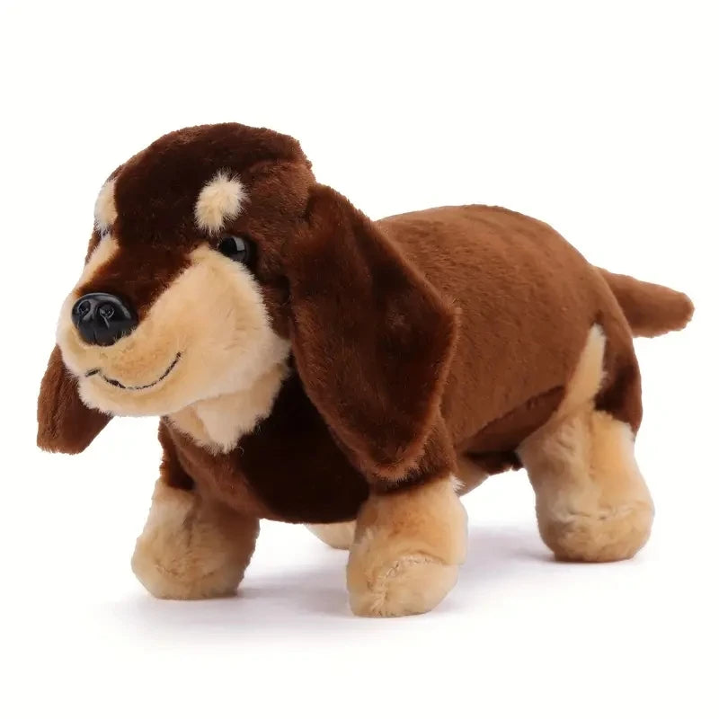 Choco’Toutou – Peluche Chien Réaliste Mignonne et Ultra Douce | Compagnon Adorable pour Enfants