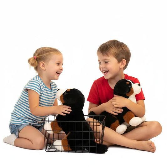 Berny – Peluche Chien Bouvier Bernois | Compagnon Doux et Adorable pour Enfants