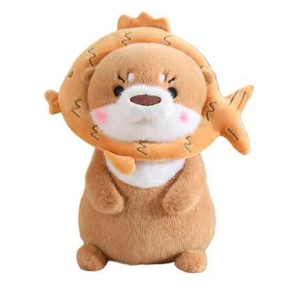 Loutre’Mimi – Peluche Loutre Brune Transformable | Peluche Animale Ultra Douce & Cadeau Original