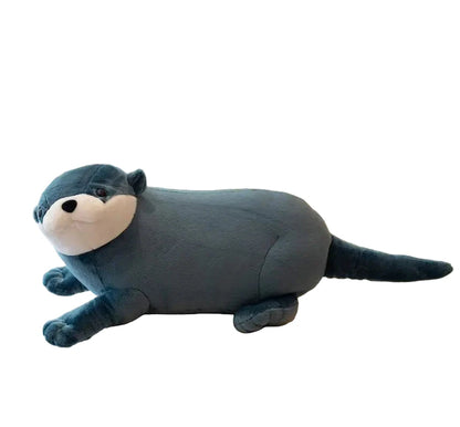 Louty la Loutre Câline – Peluche Loutre Rose | Compagnon Doux et Adorable pour Cadeau Enfant