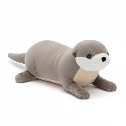 Louty la Loutre Câline – Peluche Loutre Rose | Compagnon Doux et Adorable pour Cadeau Enfant