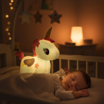MiniLicorn – Peluche Licorne Rose et Bleu à Corne Dorée | Jouet Doux et Adorable pour Cadeau