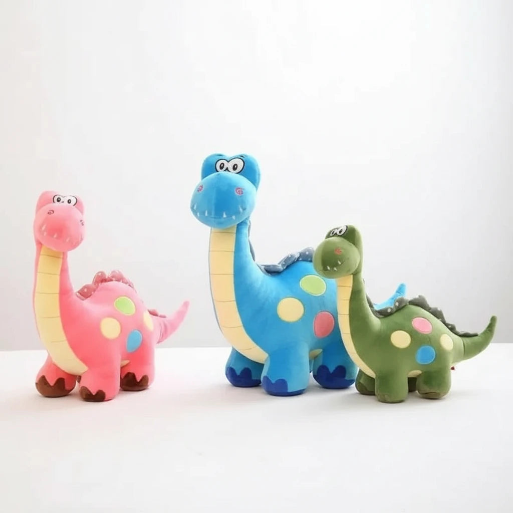 Crêt’Dino – Peluche Dinosaure Cartoon | Compagnon Rigolo Ultra Doux pour Enfants et Cadeau Original