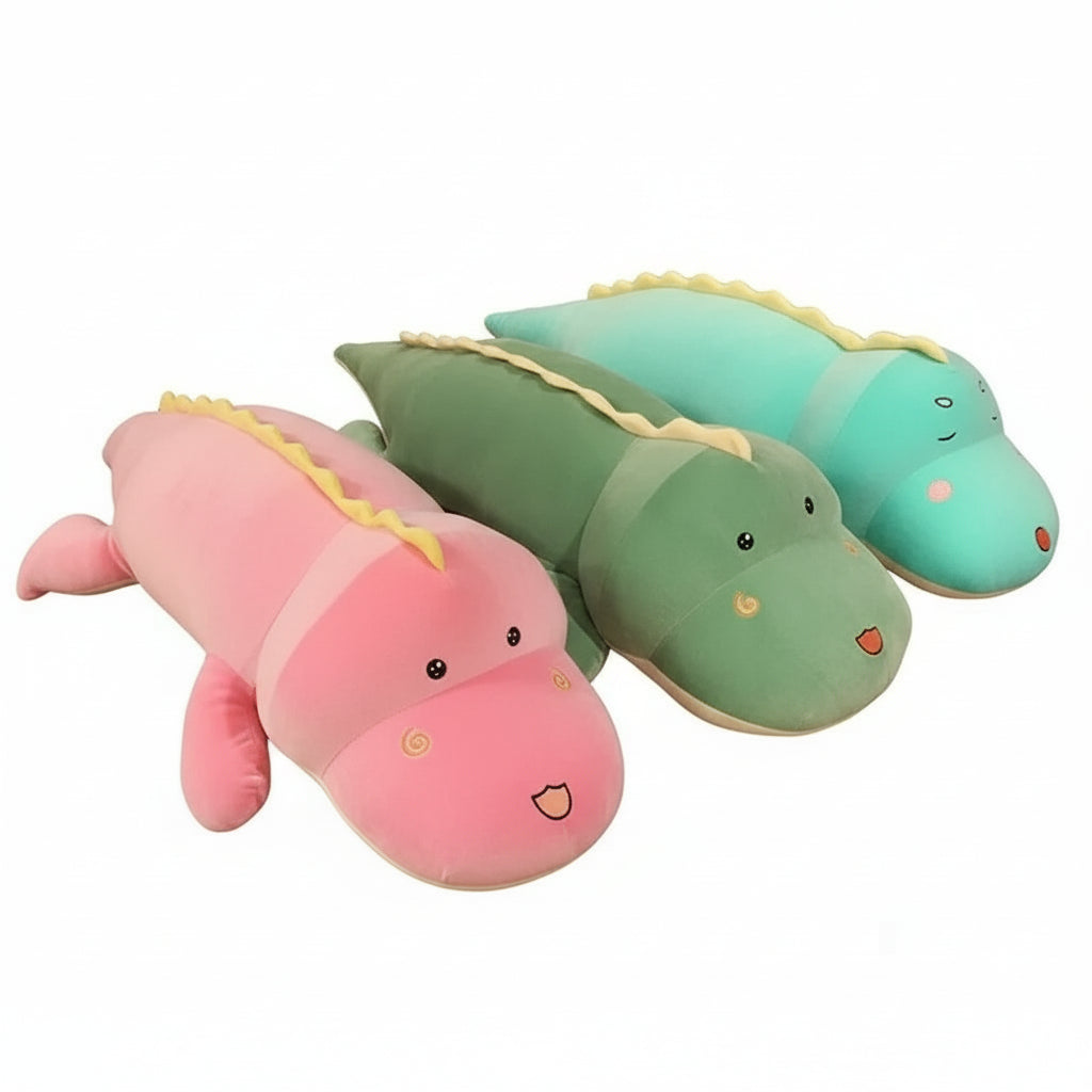 CrocoDino’Dream – Peluche Dinosaure Géante | Compagnon Ultra Doux et Confort XXL
