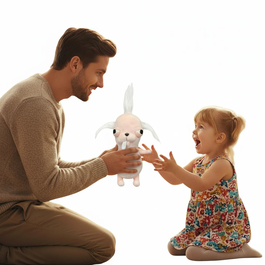 Lapinou’Twist – Peluche Lapin Crétin | Compagnon Fun et Doux pour Enfants et Cadeau Original