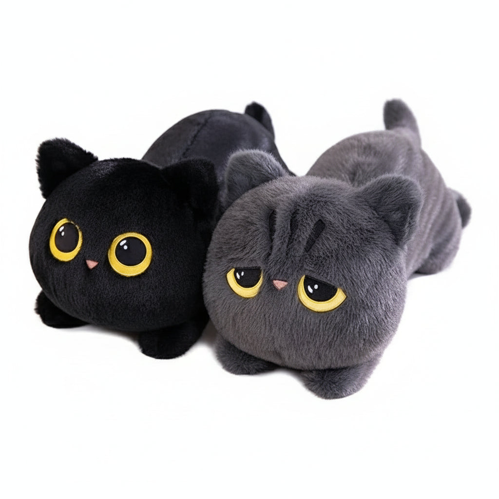 Louna le Chaton Douillet – Peluche Chat Noir Mignon | Idée Cadeau Douceur pour Enfants & Adultes