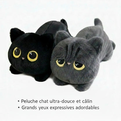 Louna le Chaton Douillet – Peluche Chat Noir Mignon | Idée Cadeau Douceur pour Enfants & Adultes