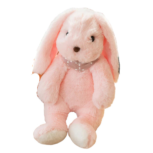 Peluche Lapin à écharpe – Lapinou Chuchotis | Compagnon Doux et Charmant pour Enfants