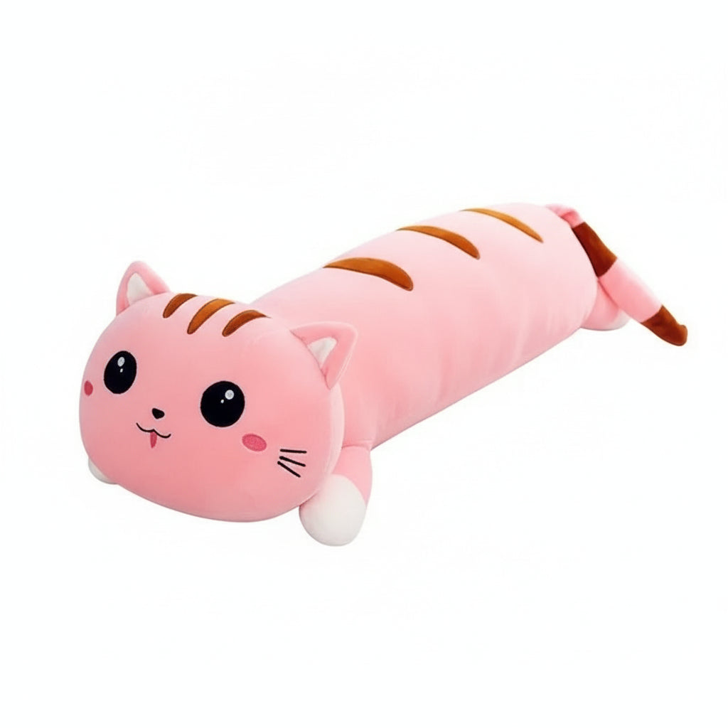 Félix le Longou – Peluche Oreiller Chat Décoratif | Douceur Élégante pour la Maison