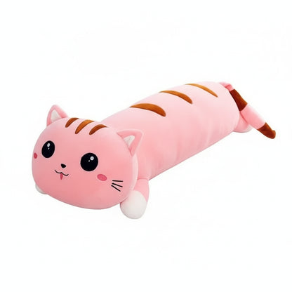 Félix le Longou – Peluche Oreiller Chat Décoratif | Douceur Élégante pour la Maison