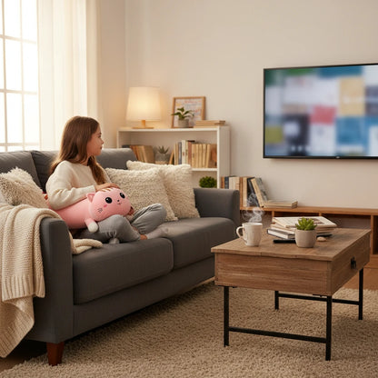 Félix le Longou – Peluche Oreiller Chat Décoratif | Douceur Élégante pour la Maison