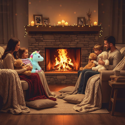 Angelynn – Peluche Licorne aux Ailes Scintillantes | Compagnon Magique et Doux pour Cadeau Féérique