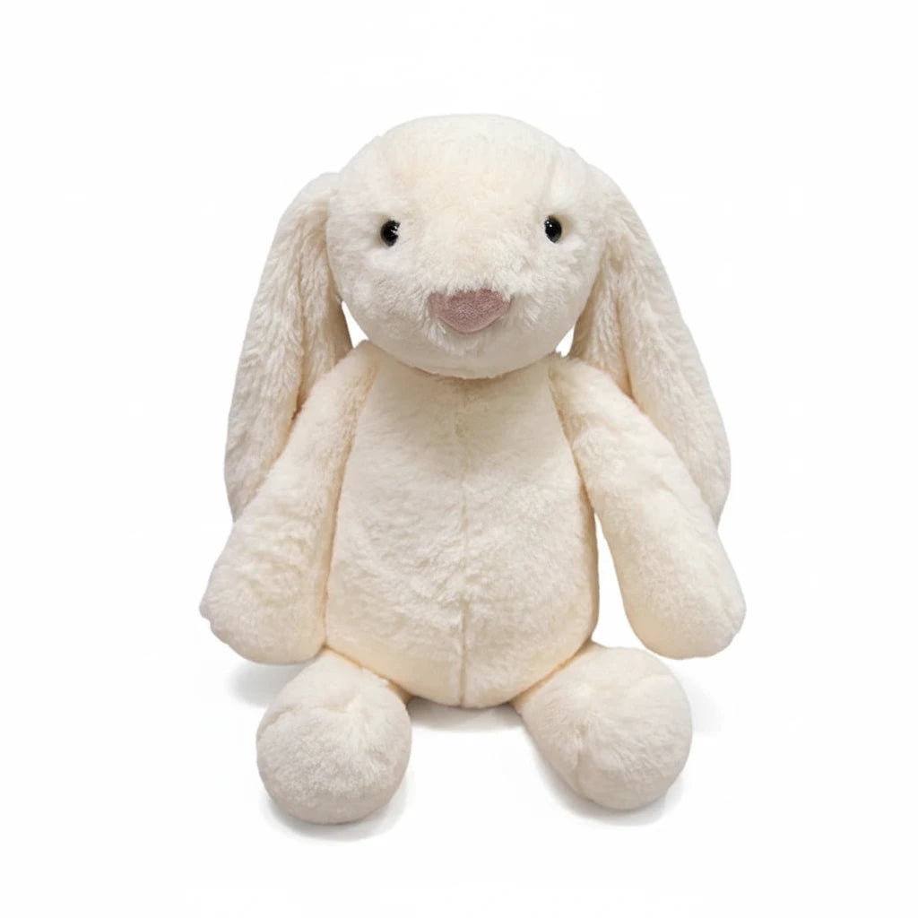 Lapin’Doux – Peluche Lapin Gris Ultra Doux | Compagnon Réconfortant et Adorable pour Enfants