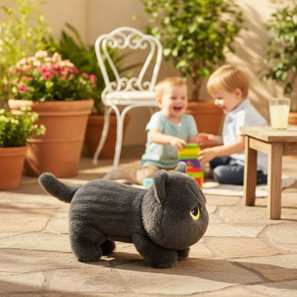 Peluche Chat Noir Mignon –  Louna le Chaton Douillet | Idée Cadeau Douceur pour Enfants & Adultes
