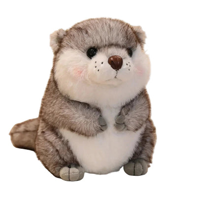 Loutre’Puff – Peluche Loutre Grise | Peluche Douce & Compagnon Apaisant pour Tous Âges