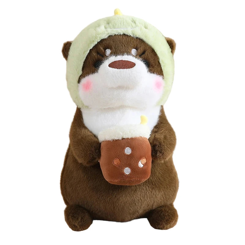 Loutre’Mimi – Peluche Loutre Brune Transformable | Peluche Animale Ultra Douce & Cadeau Original