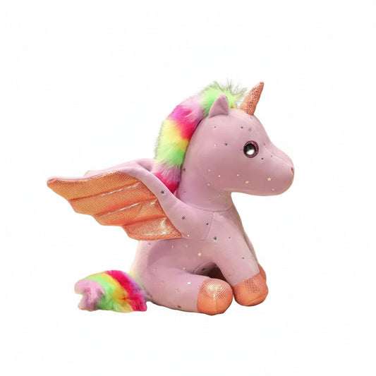 Angelynn – Peluche Licorne aux Ailes Scintillantes | Compagnon Magique et Doux pour Cadeau Féérique