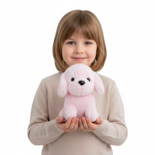 MiniPom’ – Petite Peluche Chien | Doudou Doux et Compagnon Adorable pour Enfants