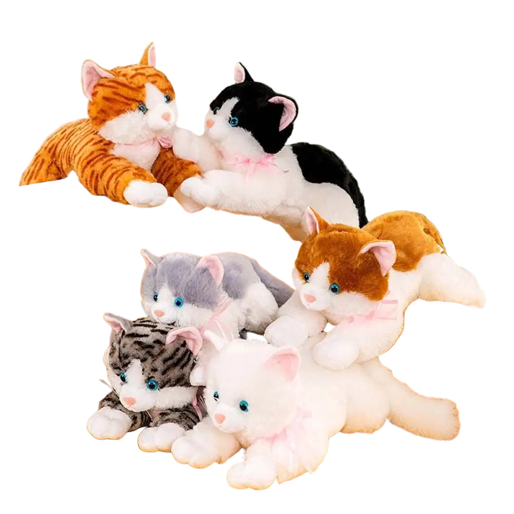 Mika le Chat Douillet – Peluche Chat Réaliste | Compagnon Ultra Doux & Expressif