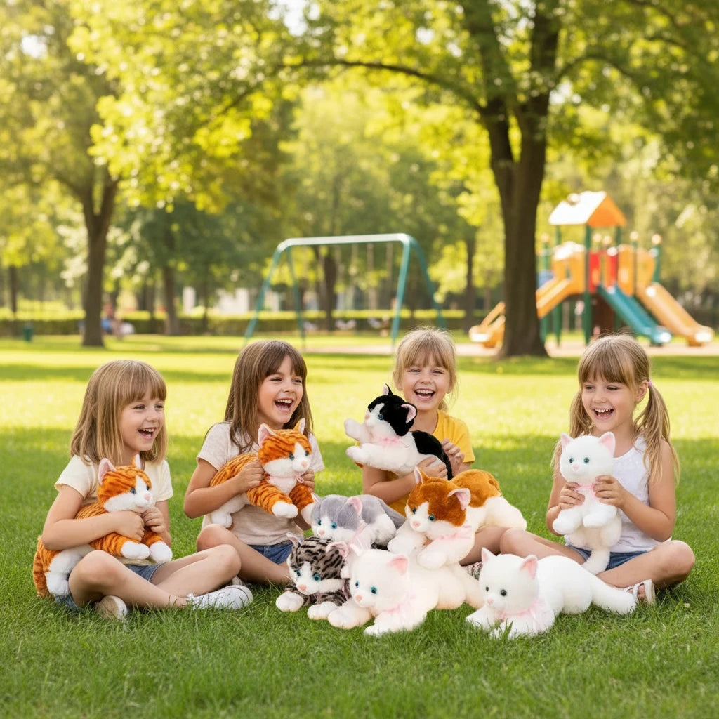 Mika le Chat Douillet – Peluche Chat Réaliste | Compagnon Ultra Doux & Expressif