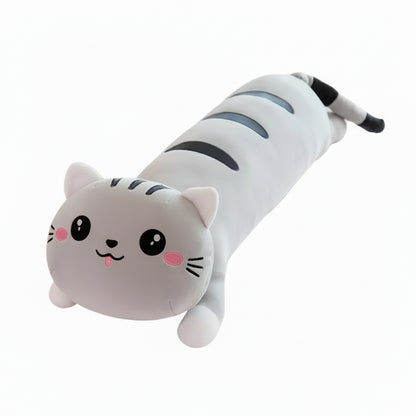 Félix le Longou – Peluche Oreiller Chat Décoratif | Douceur Élégante pour la Maison