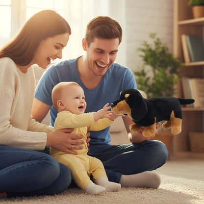 Choco’Toutou – Peluche Chien Réaliste Mignonne et Ultra Douce | Compagnon Adorable pour Enfants