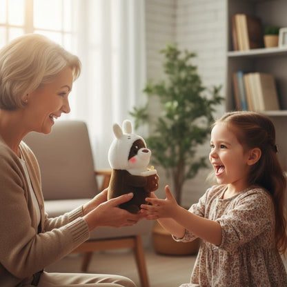 Loutre’Mimi – Peluche Loutre Brune Transformable | Peluche Animale Ultra Douce & Cadeau Original