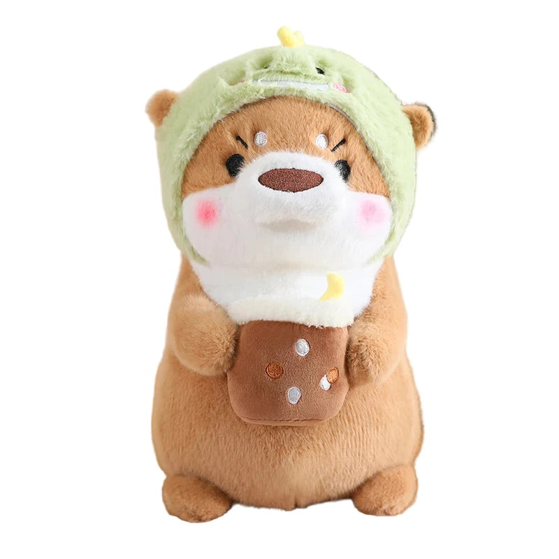 Loutre’Mimi – Peluche Loutre Brune Transformable | Peluche Animale Ultra Douce & Cadeau Original