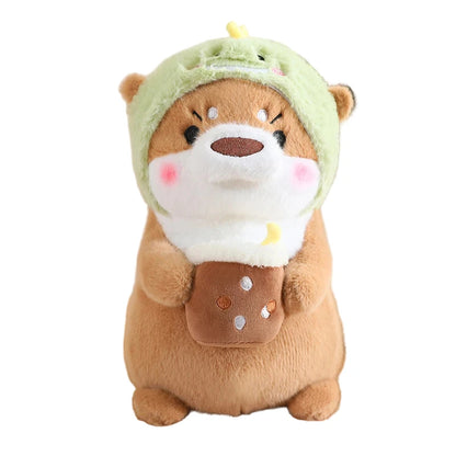 Loutre’Mimi – Peluche Loutre Brune Transformable | Peluche Animale Ultra Douce & Cadeau Original