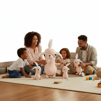 Lapinou’Twist – Peluche Lapin Crétin | Compagnon Fun et Doux pour Enfants et Cadeau Original