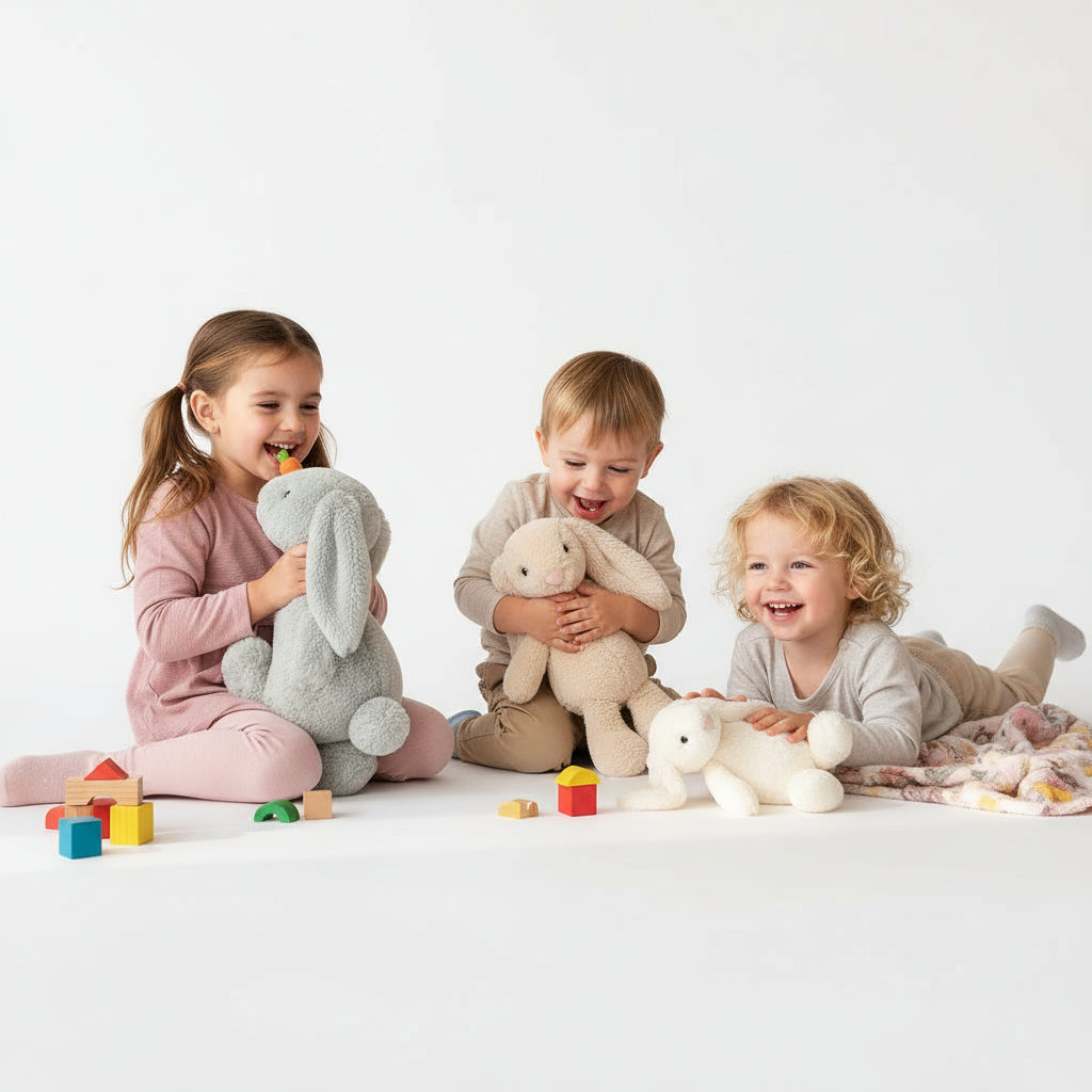 Peluche Lapin Ultra Doux – Lapin’Doux | Compagnon Réconfortant et Adorable pour Enfants