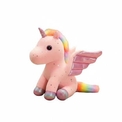 Angelynn – Peluche Licorne aux Ailes Scintillantes | Compagnon Magique et Doux pour Cadeau Féérique