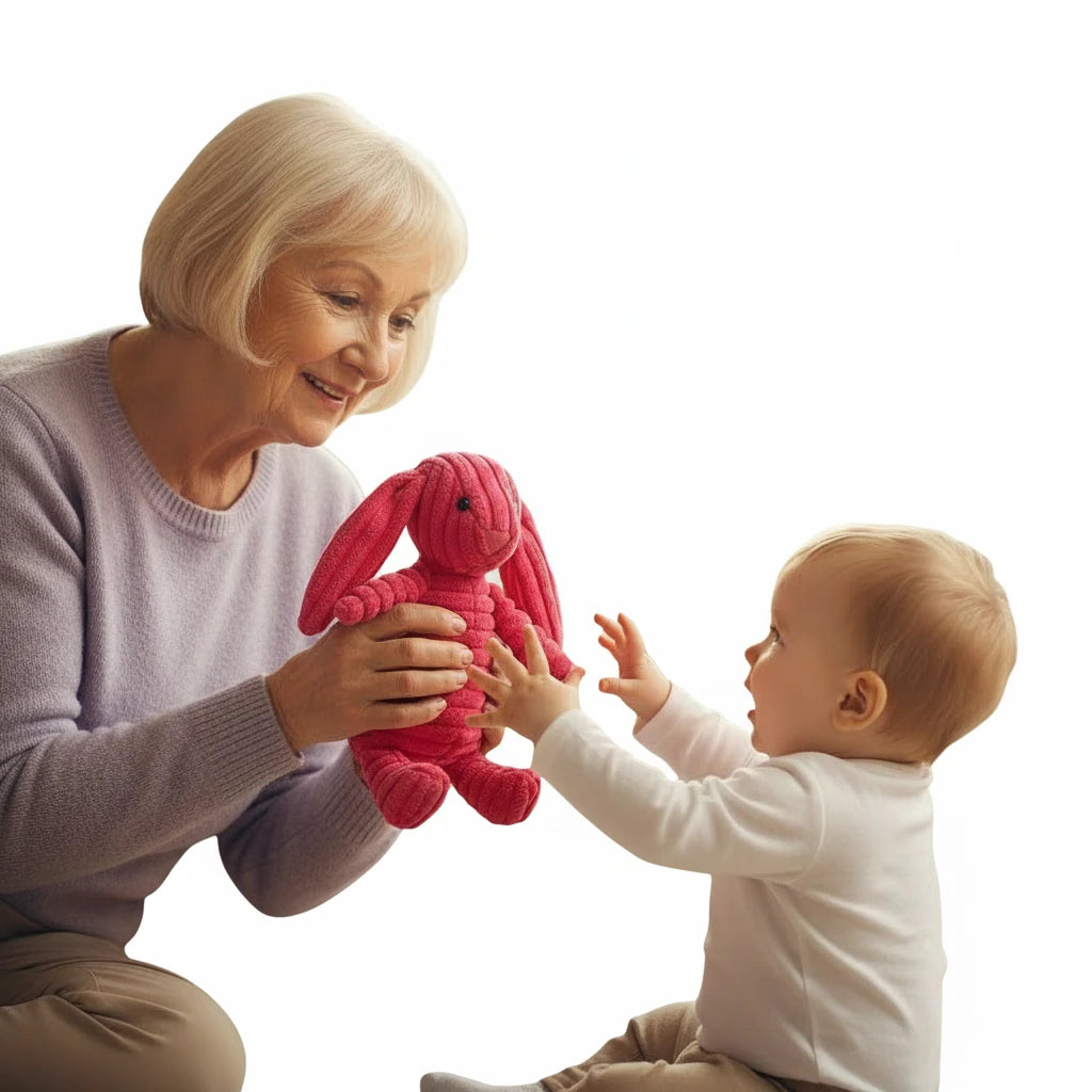 RigoloLapin – Peluche Lapin Sensorielle et Amusante