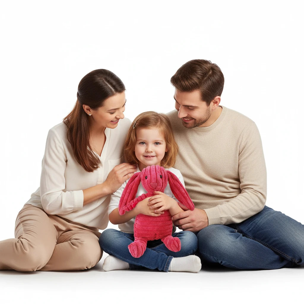 RigoloLapin – Peluche Lapin Sensorielle et Amusante