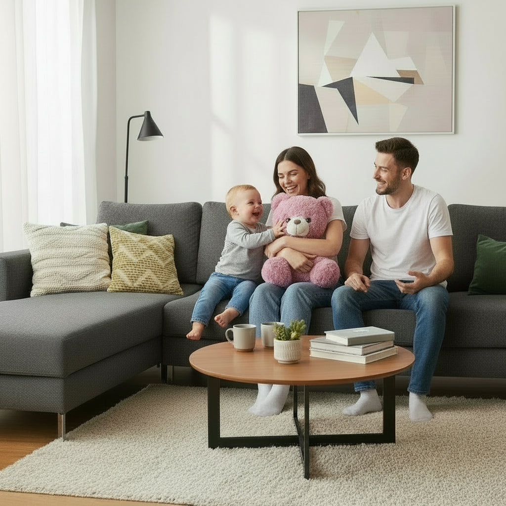 Nounours’Chic – Peluche Ours à Croquer | Doudou Doux et Compagnon Adorable pour Cadeau