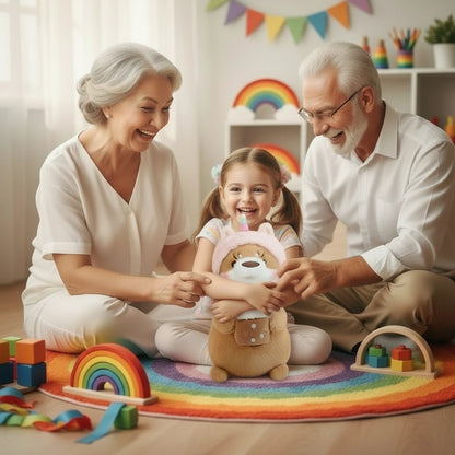 Loutre’Mimi – Peluche Loutre Brune Transformable | Peluche Animale Ultra Douce & Cadeau Original