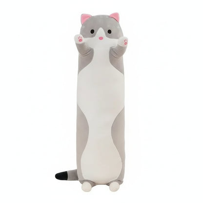 Félix le Longou – Peluche Oreiller Chat Décoratif | Douceur Élégante pour la Maison