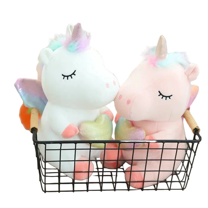 BellaDream – Peluche Licorne Kawaii avec Coeur | Compagnon Doux et Adorable pour Cadeau
