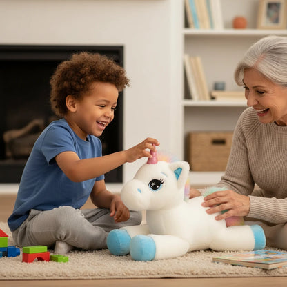 Câlinicorn – Peluche Licorne Arc-en-Ciel Ultra Douce | Compagnon Réconfortant et Adorable pour Cadeau