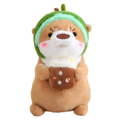 Loutre’Mimi – Peluche Loutre Brune Transformable | Peluche Animale Ultra Douce & Cadeau Original