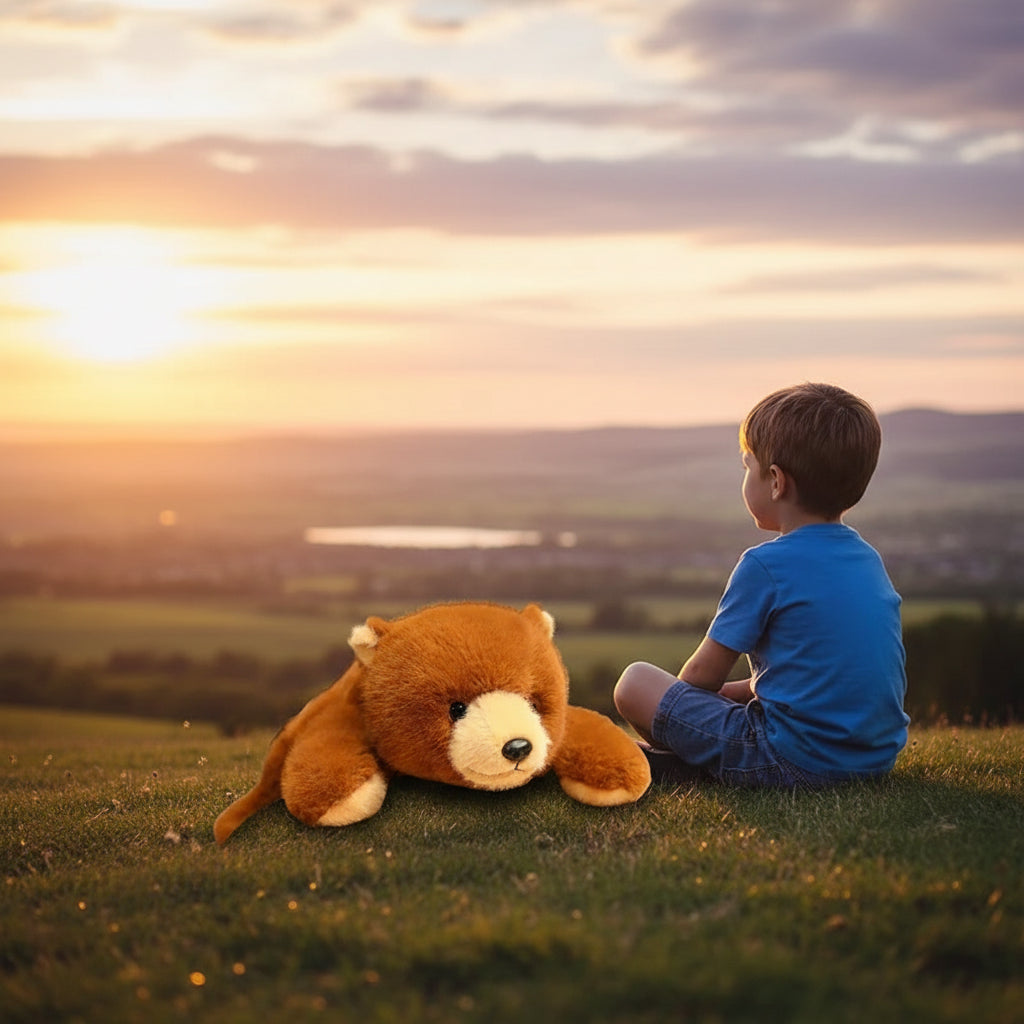 Bouli l’Ours Rêveur – Peluche Ours Polaire | Compagnon Ultra Doux pour Enfants & Cadeau Hivernal