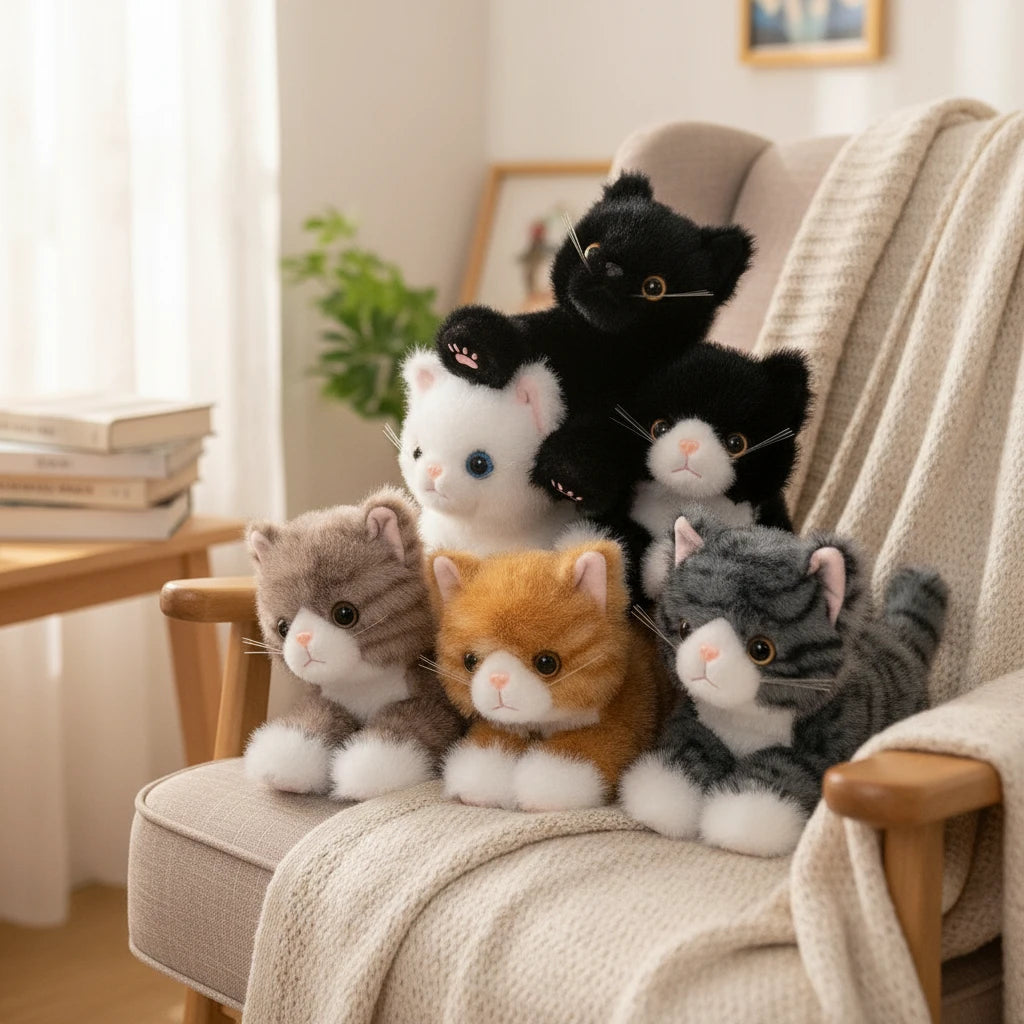 Peluche Chat Ultra Douceur – Chouchou le Chaton  | Compagnon Réconfortant pour Enfants